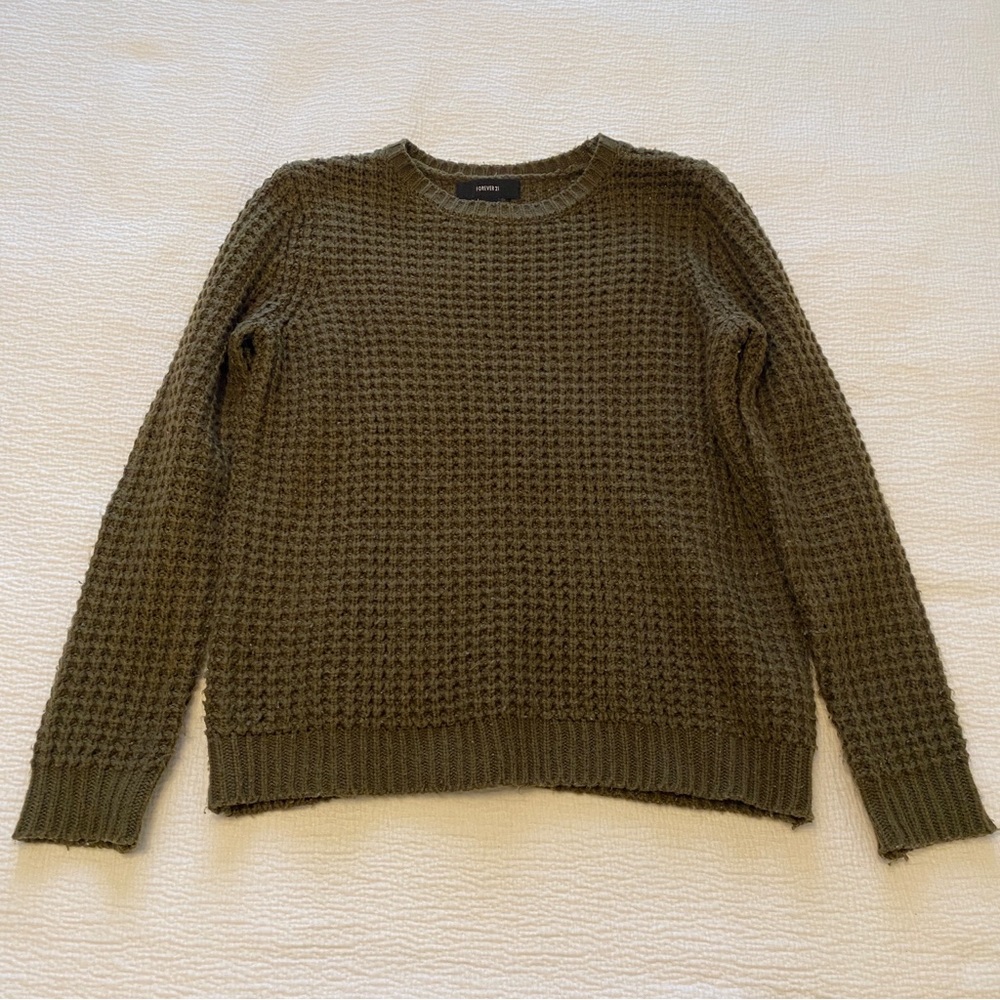 Forever 21 Sweater Green Small